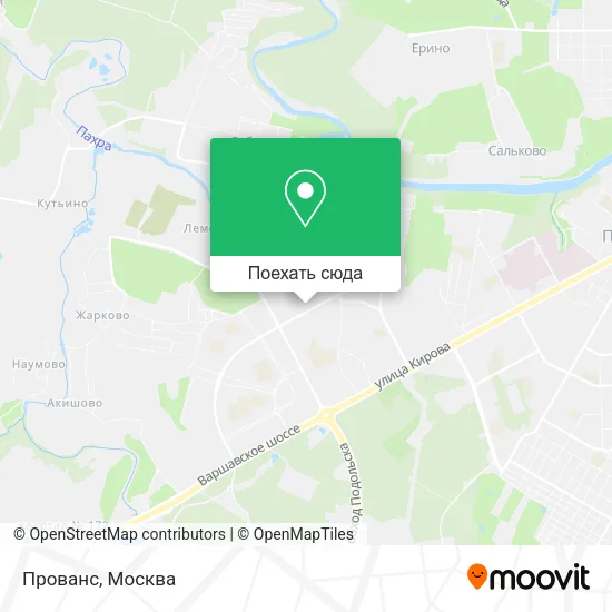 Карта Прованс