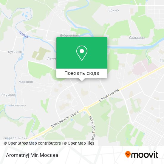 Карта Aromatnyj Mir