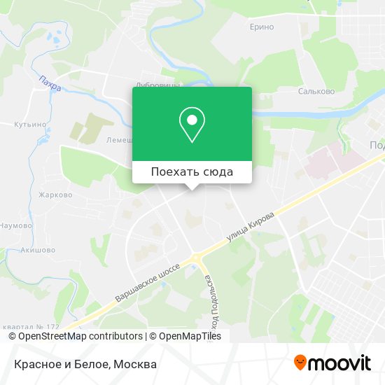 Карта Красное и Белое