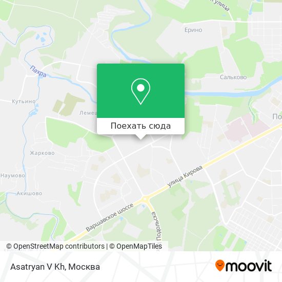 Карта Asatryan V Kh