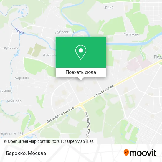 Карта Барокко
