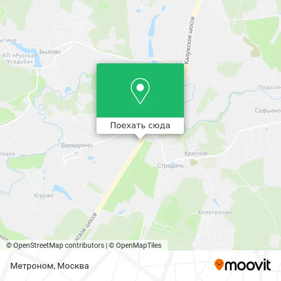 Карта Метроном