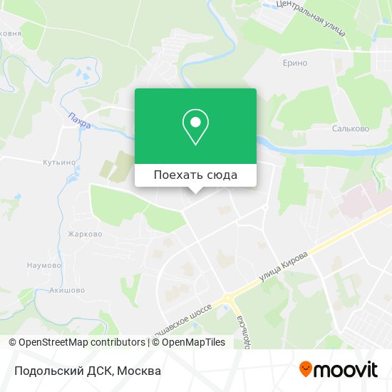 Карта Подольский ДСК