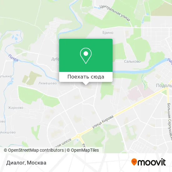 Карта Диалог