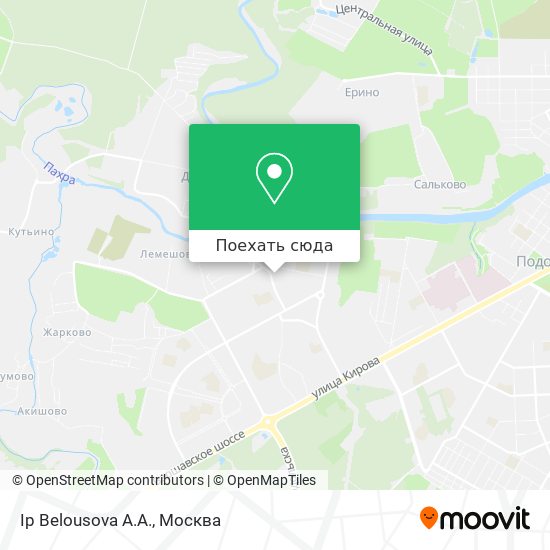 Карта Ip Belousova A.A.