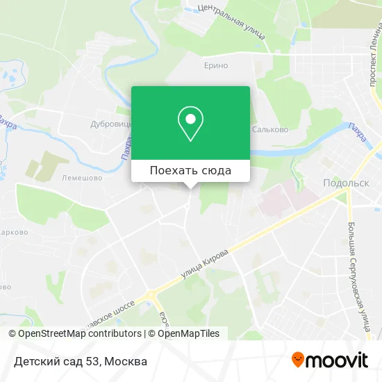 Карта Детский сад 53