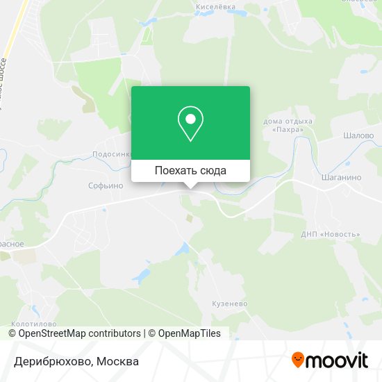 Карта Дерибрюхово