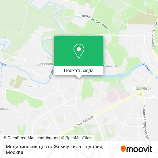 Карта Медицинский центр Жемчужина Подолья