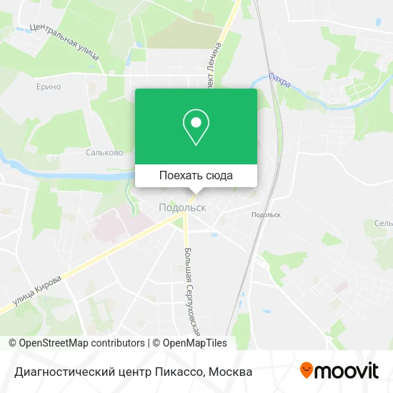 Карта Диагностический центр Пикассо