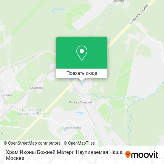 Карта Храм Иконы Божией Матери Неупиваемая Чаша