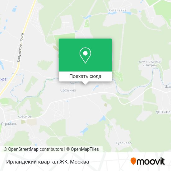 Карта Ирландский квартал ЖК