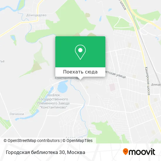Карта Городская библиотека 30