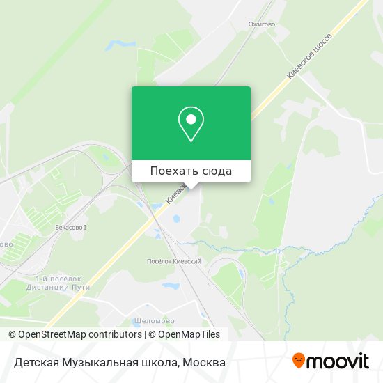 Карта Детская Музыкальная школа