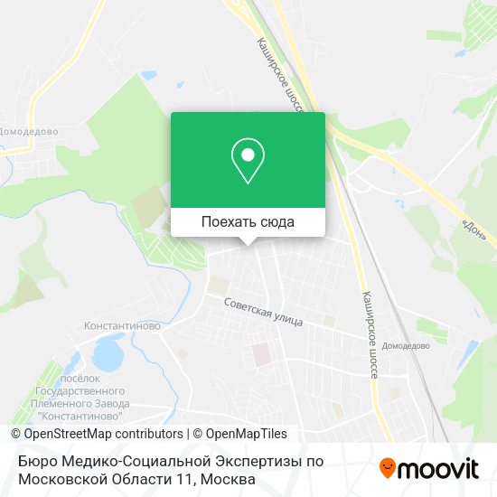 Карта Бюро Медико-Социальной Экспертизы по Московской Области 11
