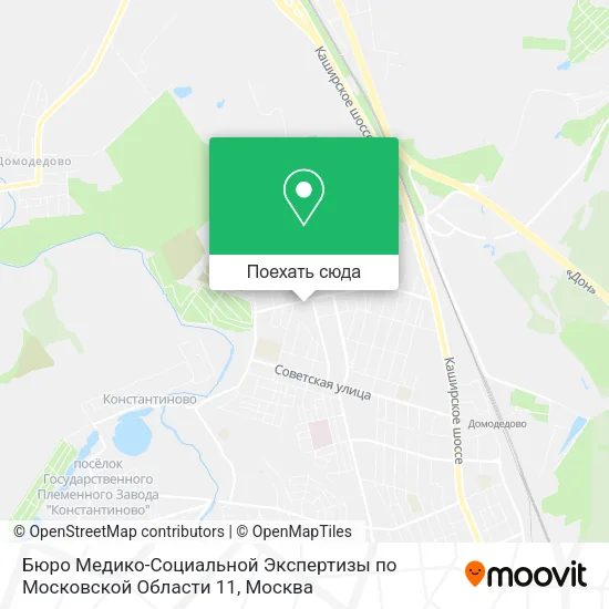 Карта Бюро Медико-Социальной Экспертизы по Московской Области 11