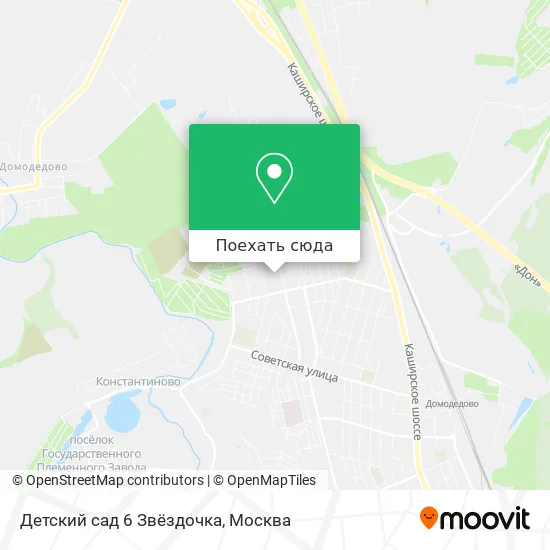 Карта Детский сад 6 Звёздочка