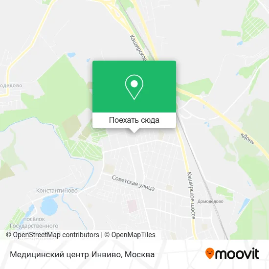 Карта Медицинский центр Инвиво