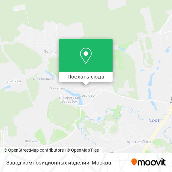 Карта Завод композиционных изделий