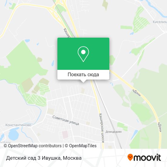 Карта Детский сад 3 Ивушка
