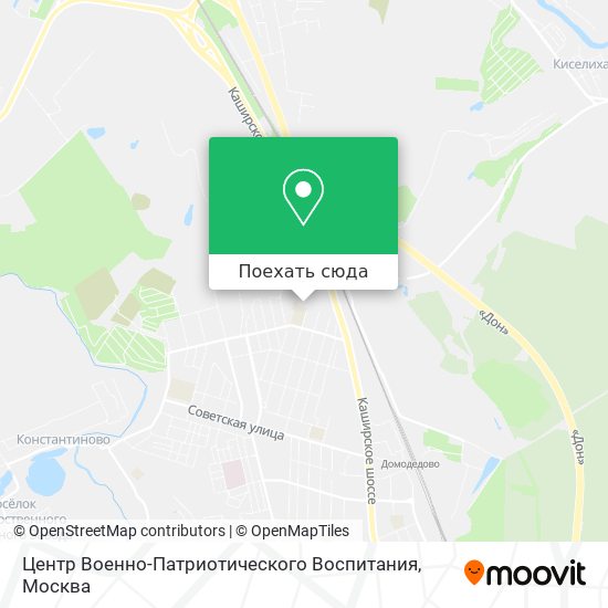 Карта Центр Военно-Патриотического Воспитания