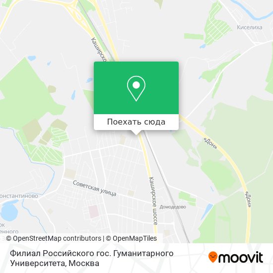 Карта Филиал Российского гос. Гуманитарного Университета