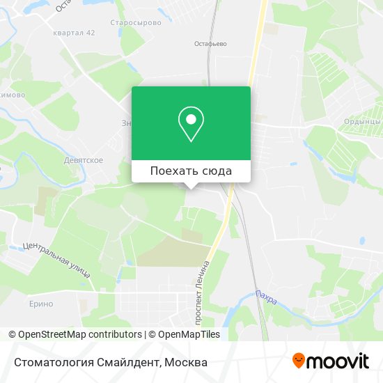 Карта Стоматология Смайлдент