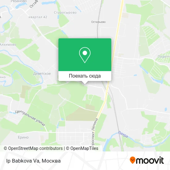 Карта Ip Babkova Va