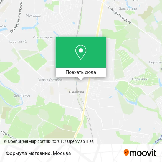 Карта Формула магазина