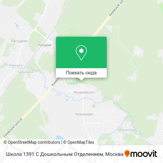 Карта Школа 1391 С Дошкольным Отделением