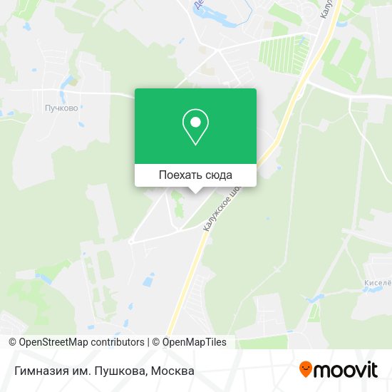 Карта Гимназия им. Пушкова