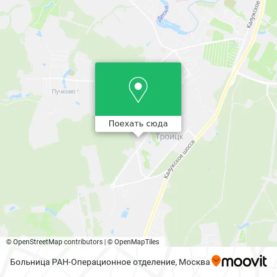 Карта Больница РАН-Операционное отделение