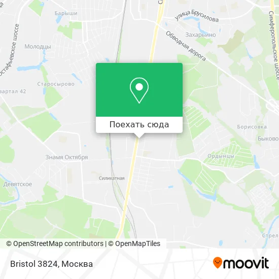 Карта Bristol 3824