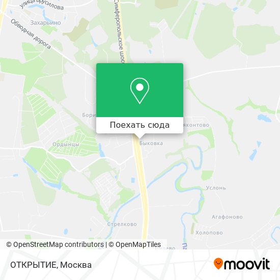 Карта ОТКРЫТИЕ