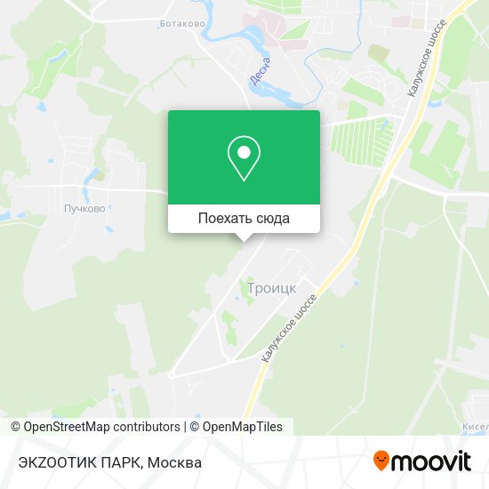 Карта ЭКZOOТИК ПАРК