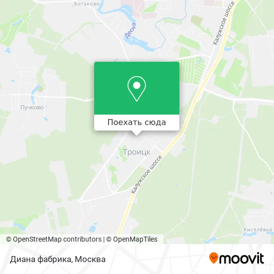 Карта Диана фабрика