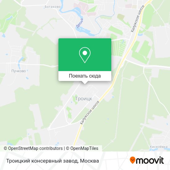 Карта Троицкий консервный завод