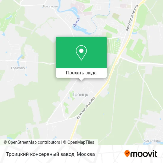 Карта Троицкий консервный завод