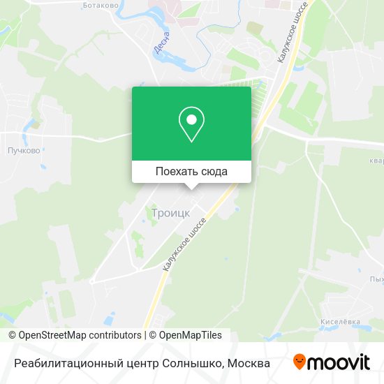 Карта Реабилитационный центр Солнышко