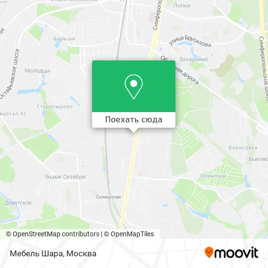 Карта Мебель Шара