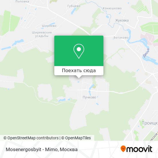 Карта Mosenergosbyit - Mimo