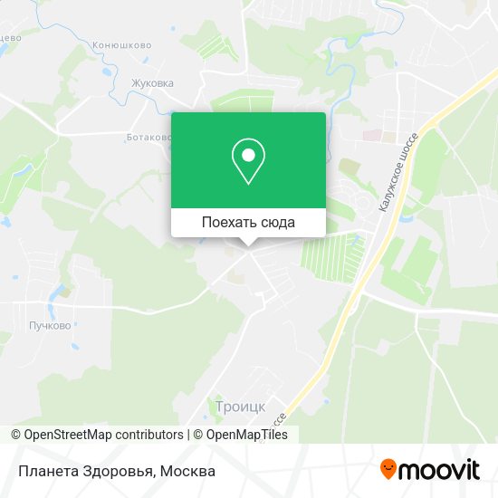 Карта Планета Здоровья