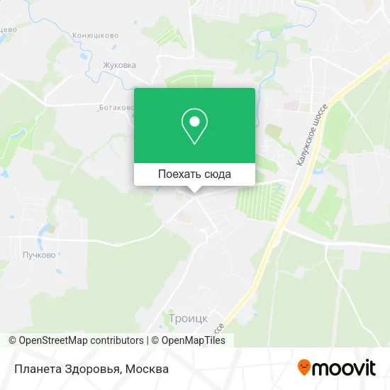 Карта Планета Здоровья