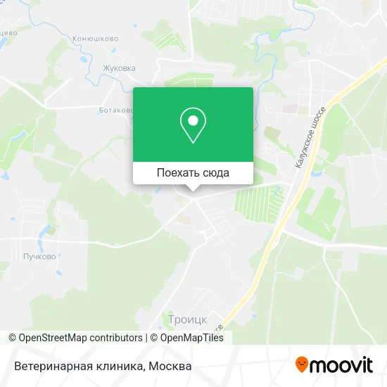 Карта Ветеринарная клиника