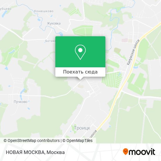 Карта НОВАЯ МОСКВА