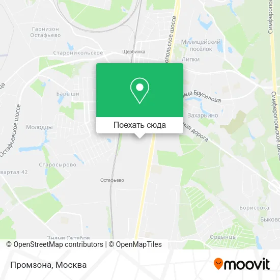 Карта Промзона