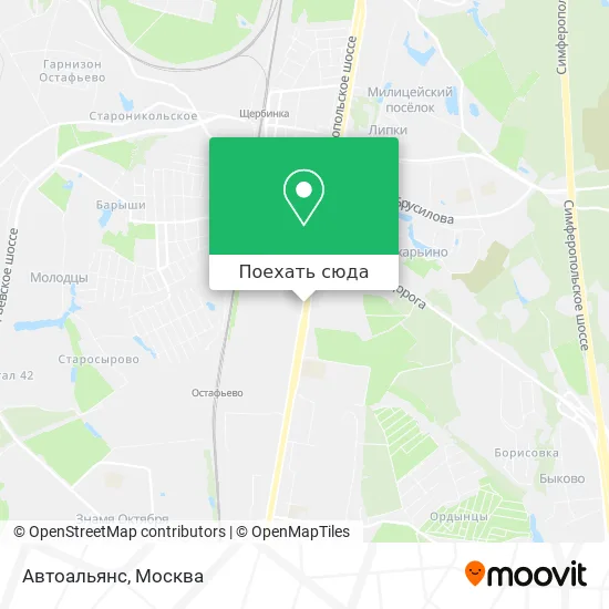 Карта Автоальянс
