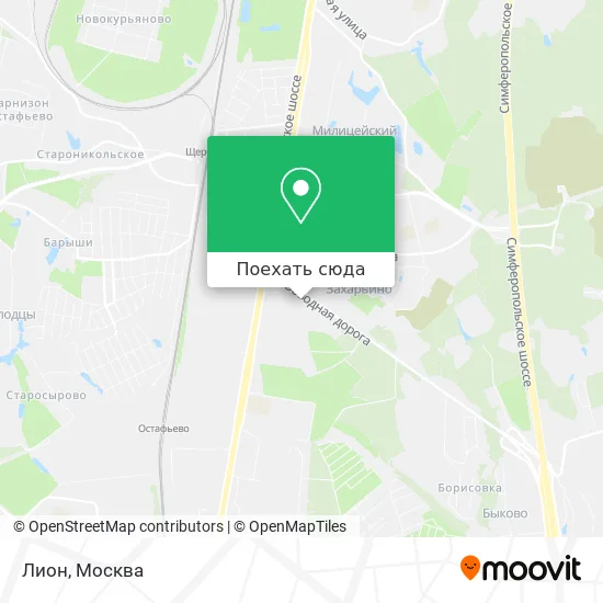Карта Лион