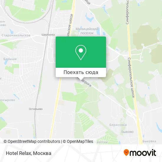 Карта Hotel Relax