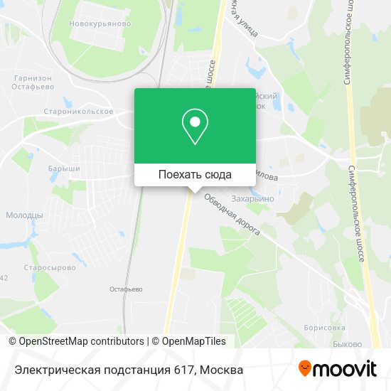 Карта Электрическая подстанция 617