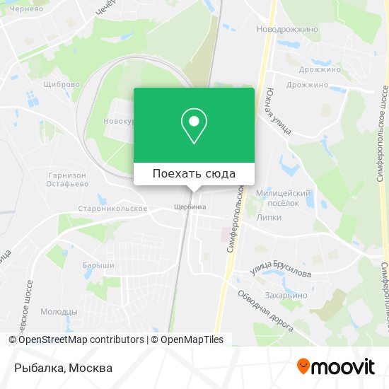 Карта Рыбалка
